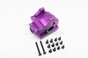 GPM RACING BMT012 ALLOY FRONT/REAR GEAR BOX BULLET NITRO 3.0 - PURPLE - BMT012-P