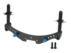 3RACING TA05-03/V2/WO Rear Graphite Shock Tower - Version 2 For TA-05 IFS TA05-R - TA05-03/V2/WO