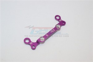GPM RACING MZA031R+0206 ALLOY REAR KNUCKLE ARM HOLDER (TOE IN 0.2MM, THICK 0.6MM)  KYOSHO MINI Z AWD - MZA031R+0206-P
