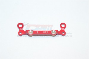 GPM RACING MZA031R+0206 ALLOY REAR KNUCKLE ARM HOLDER (TOE IN 0.2MM, THICK 0.6MM)  KYOSHO MINI Z AWD - MZA031R+0206-R