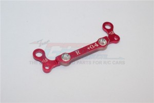 GPM RACING MZA031R+0210 ALLOY REAR KNUCKLE ARM HOLDER  (TOE IN 0.2MM, THICK 1.0MM)  KYOSHO MINI Z AWD - MZA031R+0410-R