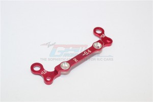 GPM RACING MZA031R-0410 ALLOY REAR KNUCKLE ARM HOLDER  (TOE OUT 0.4MM, THICK 1.0MM) KYOSHO MINI Z AWD - MZA031R-0410-R