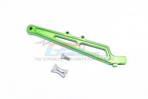 GPM RACING MAF016RA ALUMINUM REAR CHASSIS BRACE & COLLAR ARRMA 1/7 4WD INFRACTION / LIMITLESS  6S BLX ALL-ROAD STREET BASH-ARA109001 - GREEN - MAF016RA-G