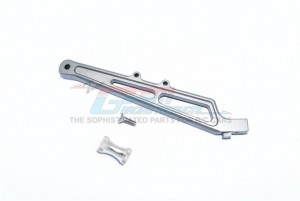 GPM RACING MAF016RA ALUMINUM REAR CHASSIS BRACE & COLLAR ARRMA 1/7 4WD INFRACTION / LIMITLESS  6S BLX ALL-ROAD STREET BASH-ARA109001 - GUN SIVLER - MAF016RA-GS