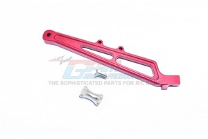 GPM RACING MAF016RA ALUMINUM REAR CHASSIS BRACE & COLLAR ARRMA 1/7 4WD INFRACTION / LIMITLESS  6S BLX ALL-ROAD STREET BASH-ARA109001 - RED - MAF016RA-R