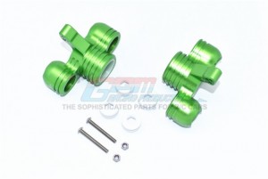 GPM RACING MAKX021 ALUMINUM FRONT KNUCKLE For ARRMA 1/5 4WD KRATON 8S BLX MONSTER TRUCK ARA110002 - GREEN - MAKX021-G