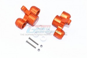 GPM RACING MAKX021 ALUMINUM FRONT KNUCKLE For ARRMA 1/5 4WD KRATON 8S BLX MONSTER TRUCK ARA110002 - ORANGE - MAKX021-OR