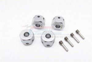 GPM RACING ADT129/4 ALUMINIUM UNIVERSAL HEX ADAPTER 12MM X 9MM - ADT129/4-GS