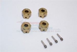 GPM RACING ADT129/4 ALUMINIUM UNIVERSAL HEX ADAPTER 12MM X 9MM - ADT129/4-TIT