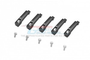 GPM RACING TRX4ZSP10BZ ALUMINUM DOOR HANDLE FOR TRX-4 MERCEDES-BENZ  For 1/10 RC Cralwer Accessories - BLACK - TRX4ZSP10BZ-BK