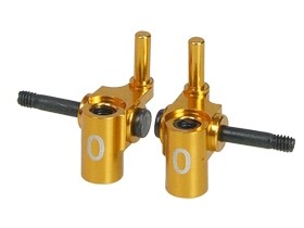 3RACING KZ-15/0/GO Aluminium Steering Block (0 Degree) For Mini-Z MR02 LM Chassis - KZ-15/0/GO