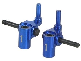 3RACING KZ-15/1/BU Aluminium Steering Block (1 Degree) For Mini-Z MR02 LM - KZ-15/1/BU