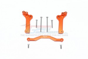 GPM TXMS030 ALUMINUM REAR SHOCK MOUNT 1/10 TRAXXAS MAXX Monster Truck RC - ORANGE - TXMS030-OR