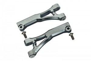 GPM MAF054 ALUMINUM FRONT UPPER ARMS AR330215 For TYPHON / INFRACTION / LIMITLESS - GUN SILVER - MAF054-GS