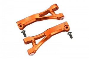 GPM MAF054 ALUMINUM FRONT UPPER ARMS AR330215 For TYPHON / INFRACTION / LIMITLESS - ORANGE - MAF054-OR