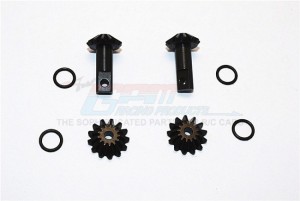 GPM ER1200S STEEL DIFFERENTIAL GEARS TRAXXAS E-REVO - Black - ER1200S-BK