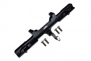 GPM TRX6330R ALUMINUM REAR BUMPER FOR 1/10 RC TRAXXAS TRX-4 MERCEDES BENZ TRUCK - TRX6330R-BK