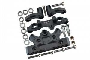 GPM MAKX048 ALUMINUM STEERING ASSEMBLY 1/5 4WD KRATON 8S BLX MONSTER TRUCK ARA110002 - BLACK - MAKX048-BK