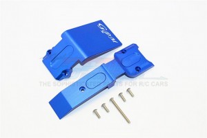 ALUMINIUM FRONT SKID PLATE  TRAXXAS E-REVO - Blue - ER331F-B