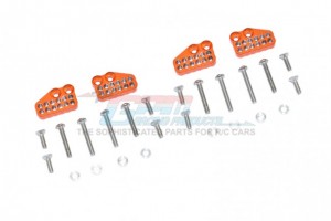 GPM CP028FR ALUMINUM FRONT & REAR SHOCK MOUNT 1/10 4WD CAPRA 1.9 UNLIMITED TRAIL BUGGY AXI0304 - ORANGE - CP028FR-OR