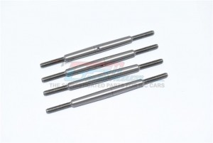 GPM MAK160S/SH-OC STAINLESS STEEL ADJUSTABLE FRONT STEERING & REAR UPPER ARM TIE ROD (NO BALL ENDS)  1/5 4WD KRATON 8S BLX MONSTER TRUCK -ARA11000 ... - MAKX160S/SH-OC