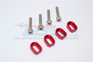 GPM TXM007 ALUMINIUM SHIMS & STAINLESS STEEL SCREW FOR 6S TRAXXAS XMAXX 6S - TXM007-R