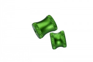 GPM RACING MAK016R/C  ALUMINUM COLLAR FOR REAR CHASSIS BRACE ARA320196 ARRMA KRATON MOJAVE OUTCAST 6S BLX - GREEN - MAK016R/C-G