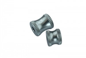 GPM RACING MAK016R/C  ALUMINUM COLLAR FOR REAR CHASSIS BRACE ARA320196 ARRMA KRATON MOJAVE OUTCAST 6S BLX - GUN SILVER - MAK016R/C-GS