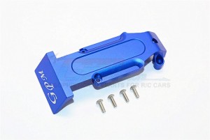 ALUMINIUM REAR SKID PLATE TRAXXAS E-REVO - Blue - ER331R-B