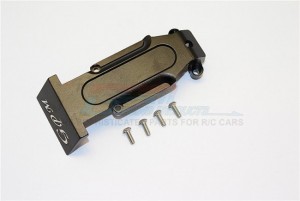 ALUMINIUM REAR SKID PLATE TRAXXAS E-REVO - ER331R-BK