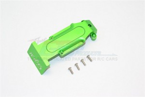 ALUMINIUM REAR SKID PLATE TRAXXAS E-REVO - Green - ER331R-G