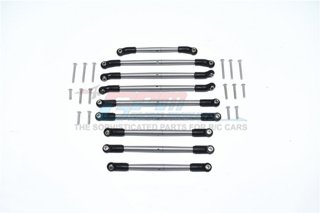 GPM SCX3160S-OC STAINLESS STEEL ADJUSTABLE TIE RODS 1/10 RC AXIAL RACING SCXIII ROCK CRAWLER