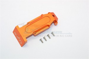 ALUMINIUM REAR SKID PLATE TRAXXAS E-REVO - Orange - ER331R-OR