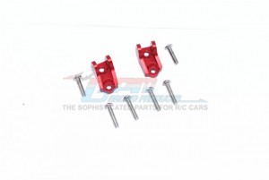 GPM CC2009 ALUMINUM FRONT/REAR LOWER AXLE MOUNT SET FOR SUSPENSION LINKS TAMIYA CC-02 TRUCK - RED - CC2009-R