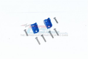 GPM CC2008 ALUMINUM FRONT/REAR UPPER AXLE MOUNT SET FOR SUSPENSION LINKS TAMIYA CC-02 TRUCK - BLUE - CC2008-B