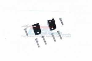GPM CC2008 ALUMINUM FRONT/REAR UPPER AXLE MOUNT SET FOR SUSPENSION LINKS TAMIYA CC-02 TRUCK - BLACK - CC2008-BK