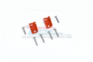 GPM CC2008 ALUMINUM FRONT/REAR UPPER AXLE MOUNT SET FOR SUSPENSION LINKS TAMIYA CC-02 TRUCK - CC2008-OR
