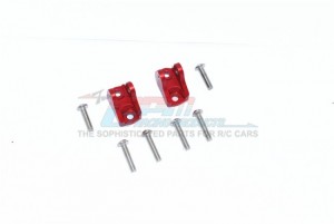 GPM CC2008 ALUMINUM FRONT/REAR UPPER AXLE MOUNT SET FOR SUSPENSION LINKS TAMIYA CC-02 TRUCK - RED - CC2008-R