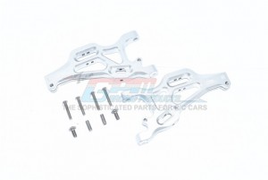 GPM MAM055 ALUMINUM FRONT LOWER ARMS  ARRMA RC 1/7 4WD MOJAVE 6S BLX DESERT TRUCK ARA10058T1/T2 - SILVER - MAM055-S