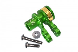 GPM TXM025TSH ALUMINUM 25T SERVO HORN W. BUILT-IN SPRING 1/5 TRAXXAS 6S 8S RC MONSTER TRUCK - GREEN - TXM025TSH-G