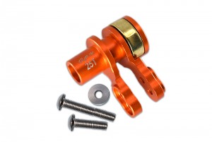 GPM TXM025TSH ALUMINUM 25T SERVO HORN W. BUILT-IN SPRING 1/5 TRAXXAS 6S 8S RC MONSTER TRUCK - ORANGE - TXM025TSH-OR