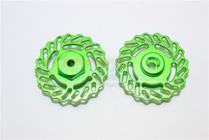 GPM TET010AD5.5 ALUMINUM BRAKE DISK +5.5MM THICK TRAXXAS TETON - Green - TET010AD5.5-G