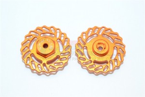 GPM TET010AD5.5 ALUMINUM BRAKE DISK +5.5MM THICK TRAXXAS TETON - TET010AD5.5-OR