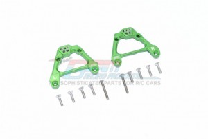 GPM SCX3030 ALUMINUM ADJUSTABLE REAR DAMPER MOUNT 1/10 4WD SCX10 III JEEP WRANGLER RUBICON AXI03007 - GREEN - SCX3030-G