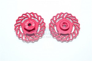 GPM TET010AD5.5 ALUMINUM BRAKE DISK +5.5MM THICK TRAXXAS TETON - Red - TET010AD5.5-R
