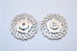 GPM TET010AD5.5 ALUMINUM BRAKE DISK +5.5MM THICK TRAXXAS TETON - Silver - TET010AD5.5-S
