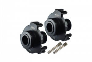 GPM MAKX10/+11MM ALUMINUM WHEEL HUB HEX (+11MM) ARRMA 1/5 4WD KRATON 8S BLX MONSTER TRUCK ARA110002T1/T2 - BLACK - MAKX10/+11MM-BK