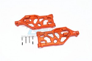 GPM MAKX055 ALUMINUM FRONT LOWER ARMS ARRMA 1/5 4WD KRATON 8S BLX MONSTER TRUCK ARA110002T1/T2 - MAKX055-OR
