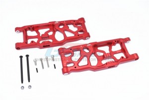 GPM MAKX056 ALUMINUM REAR  LOWER ARMS ARRMA 1/5 4WD KRATON 8S BLX MONSTER TRUCK ARA110002T1/T2 - RED - MAKX056-R