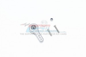 GPM MAK025TA/3H ALUMINUM 25T SERVO HORN W. BUILT-IN SPRING (3 POSITIONING HOLES) ARRMA 1/8 4WD ELECTRIC TALION 6S BLX  ARA106048 / KRATON 6S - SILVER - MAK025TA/3H-S